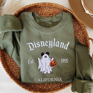 Magical Land Halloween Embroidered Sweatshirt | Embroidered Halloween Sweater | Halloween Disneyland Sweatshirt | Disney Trip Sweater