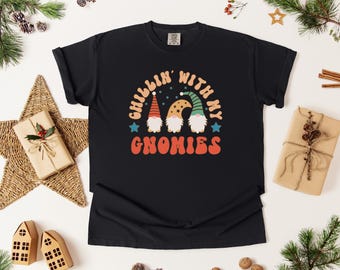 Comfort Colors® Olaf Christmas Shirt, Disney Frozen Christmas Party Shirt, Snowman Disneyland Christmas Shirt, Chillin With My Snowmies Tee