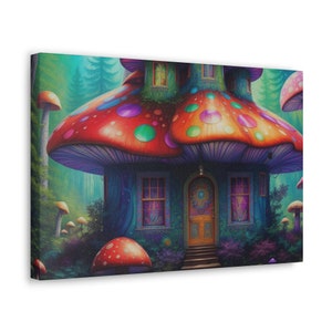 Trippy Psychedelic Canvas Art / Dreamlike Canvases / Psychedelic Home Art / Spacey Wall Hangings / Visual Wonderland / Groovy Room Decor