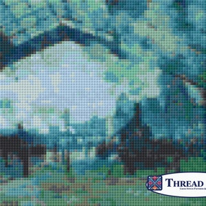 Arrival of the Normandy Train, Gare Saint-Lazare CROSS STITCH PATTERN