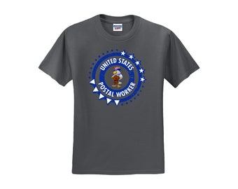 Distressed Postal Worker Eagle T-Shirt, Mail Carrier Gift