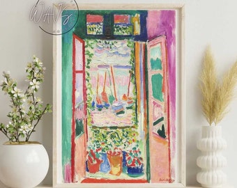 Henri Matisse Exhibition Poster, Matisse Art Print, Modern Art Print, Matisse Print,  Matisse Abstract Print, Matisse Poster, Wall Art