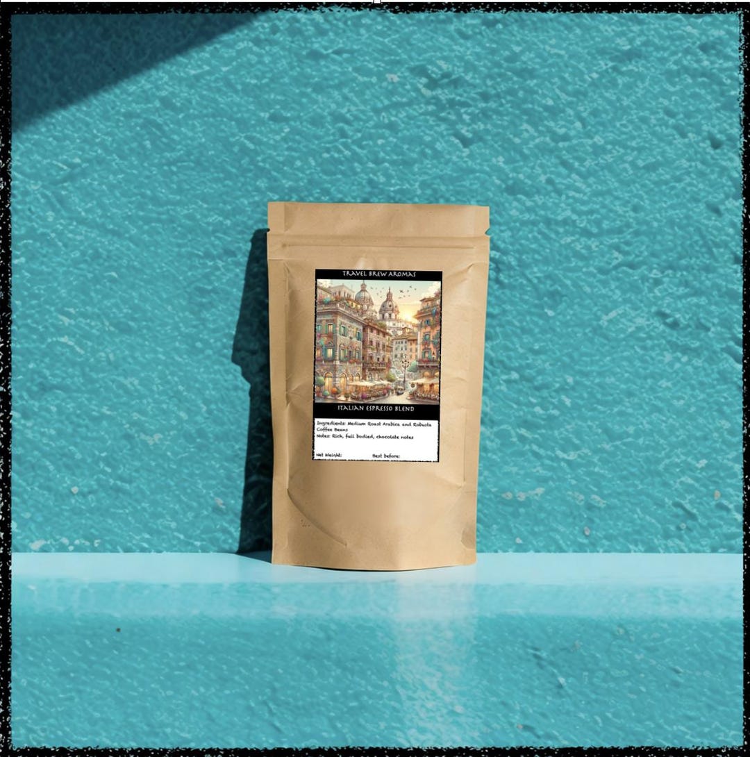 Italian Espresso Coffee Blend: Arabica Robusta, Rich Chocolate Notes - Etsy