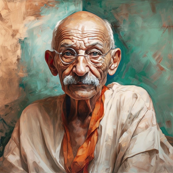 Mahatma Gandhi (4) - Impression d'art