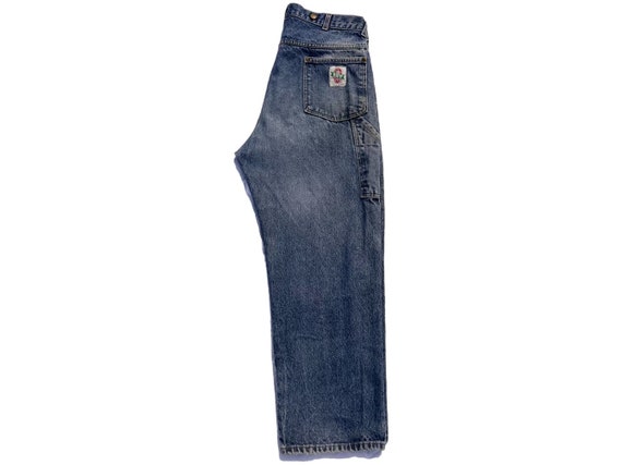 80s KEY Vintage Worn Carpenter Jeans Made in America - Gem
