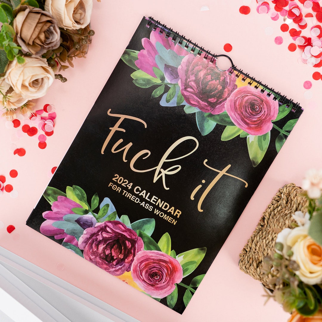 2024 Wall Calendar Tiredass Women 2024 Calendar Sweary Etsy Denmark