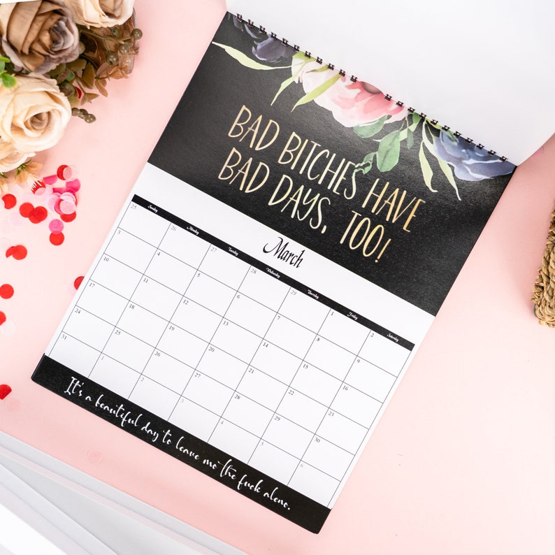2024 Wall Calendar Tiredass Women 2024 Calendar Sweary Etsy Denmark