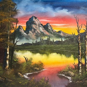 Vivid Landscape - Original Oil Painting by artist Will Wallner