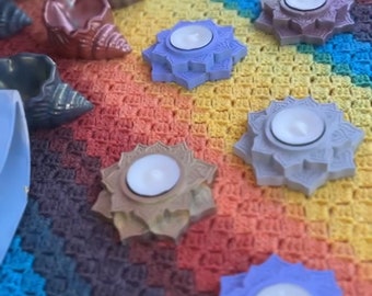 Concrete Tealight Candle holder Set