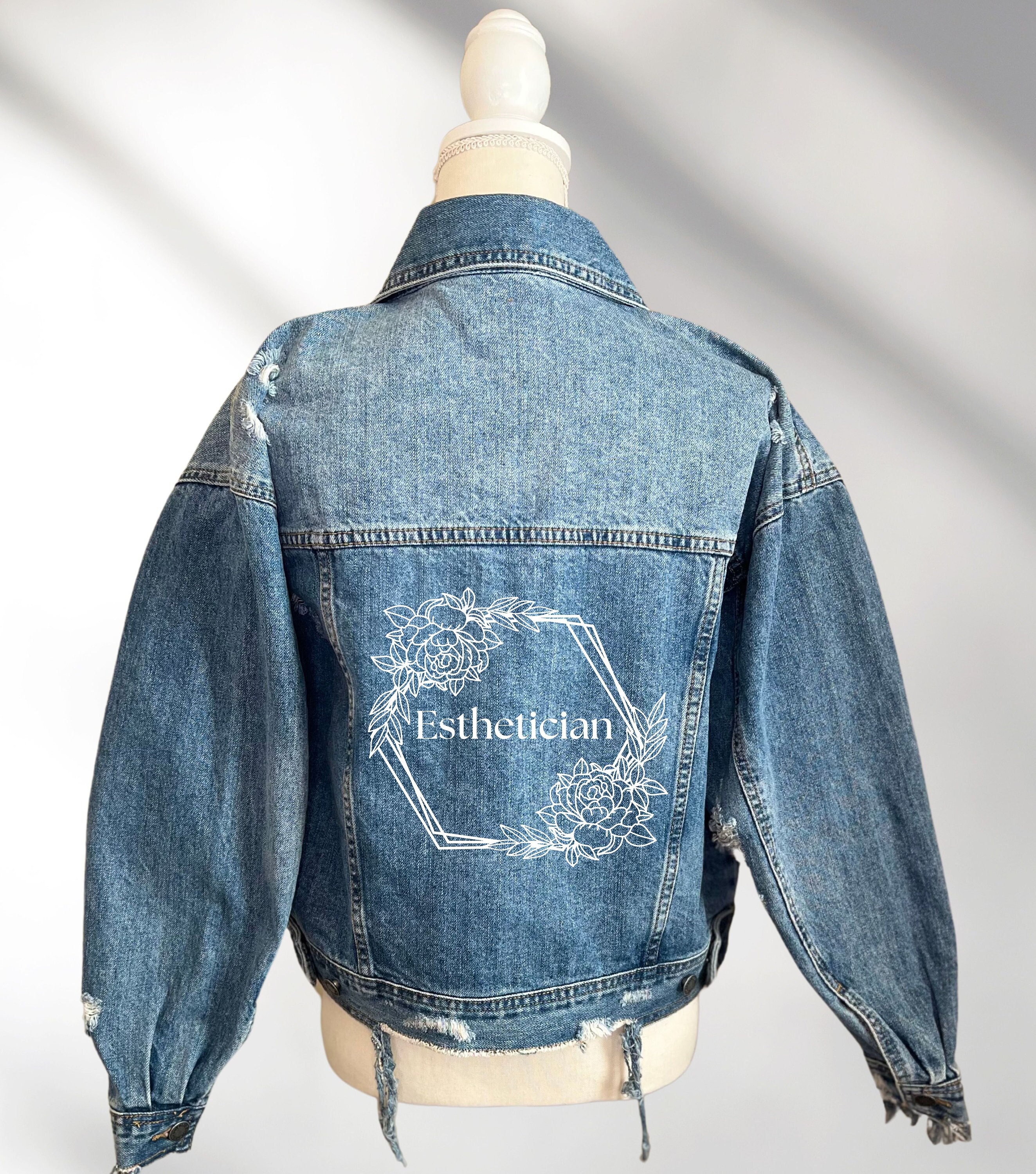 Custom esthetician sales jackets