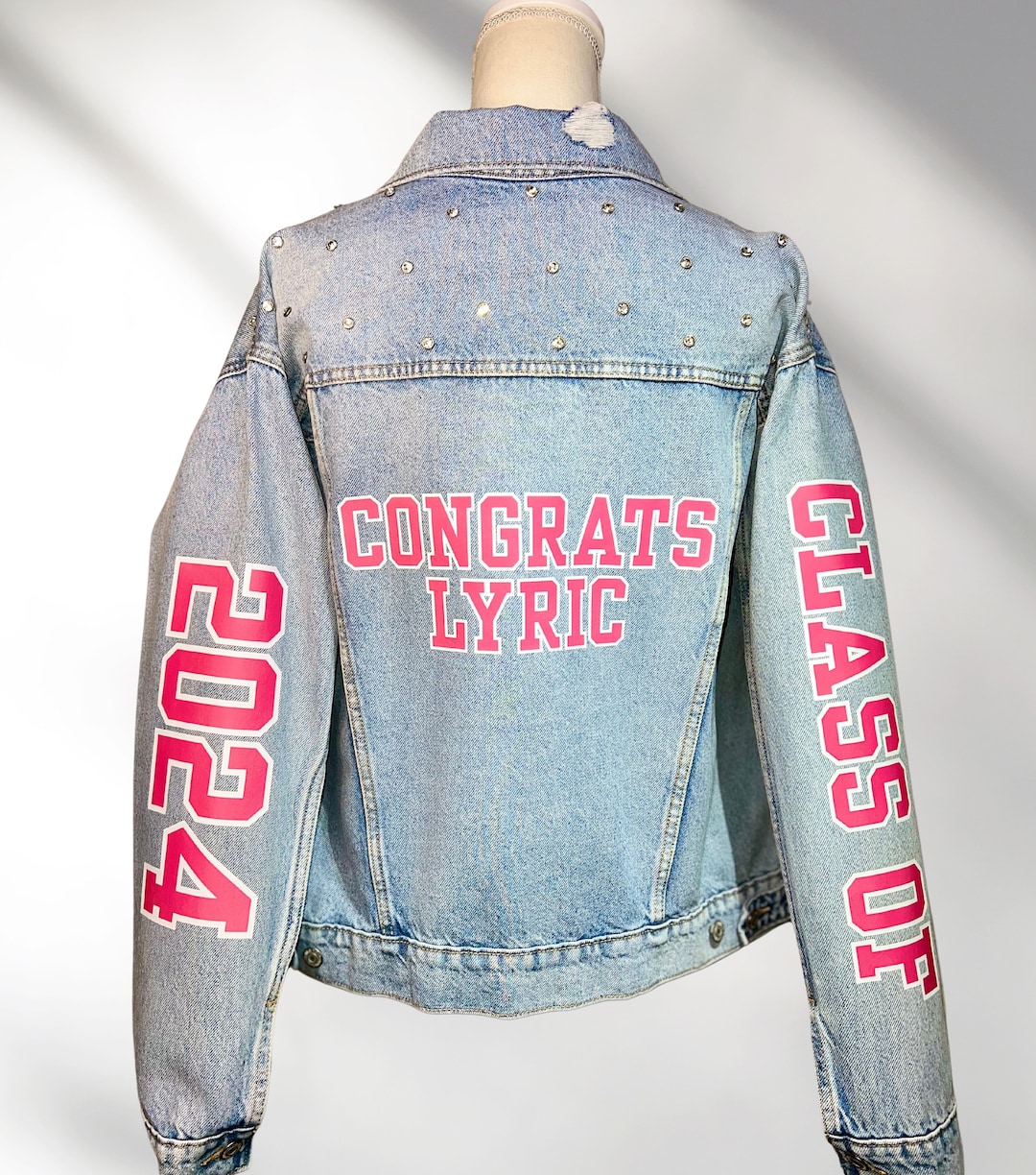 Jean jacket outfits for school hotsell