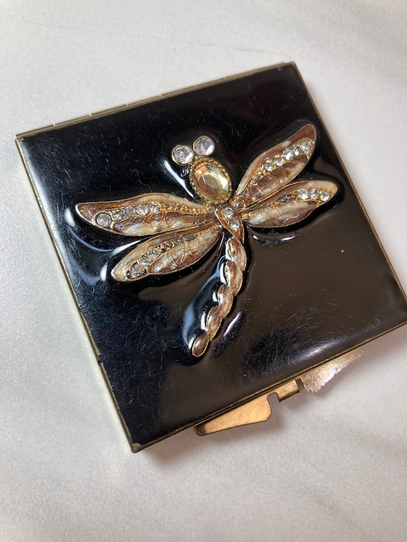 Vintage Sicura Dragonfly Compact Mirror