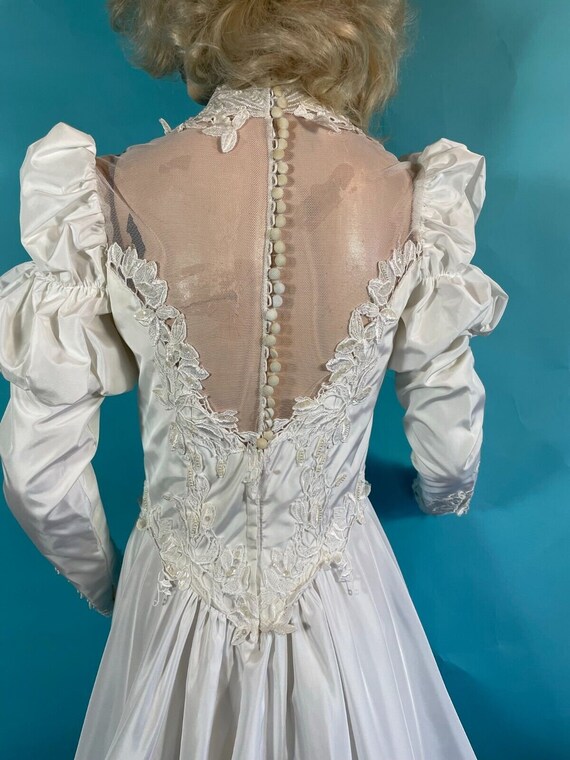 1970s Vintage Bridal Gown "Juliette" Renaissance … - image 7