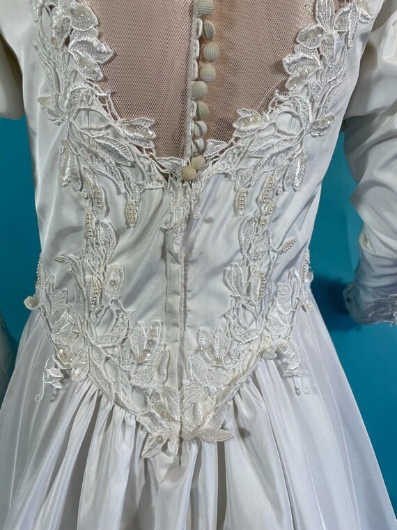 1970s Vintage Bridal Gown "Juliette" Renaissance … - image 6