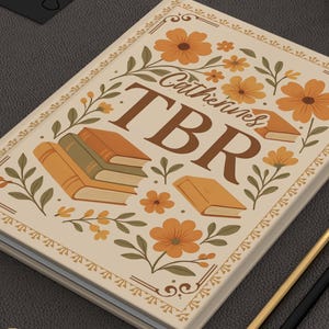 Personalized TBR journal, TBR book, Reading Notebook, Journal for Reader, Book Lover Gift, Perfect Gift for Reader, Custom TBR Read Log