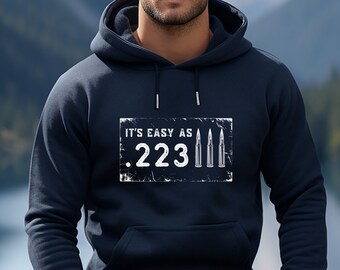 223 Bullet Ammo Gifts, .223 Bullet Hoodie SweatShirt,223 Ammo gift men,Gun Lover Gifts,2nd Amend Gunshirt,Gun Gifts for Him,Military Ammo