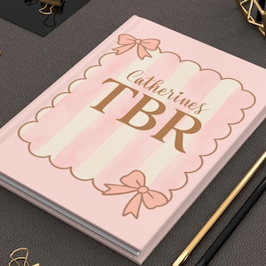 Personalized TBR journal, TBR book, Reading Notebook, Journal for Reader, Book Lover Gift, Perfect Gift for Reader, Custom TBR Read Log