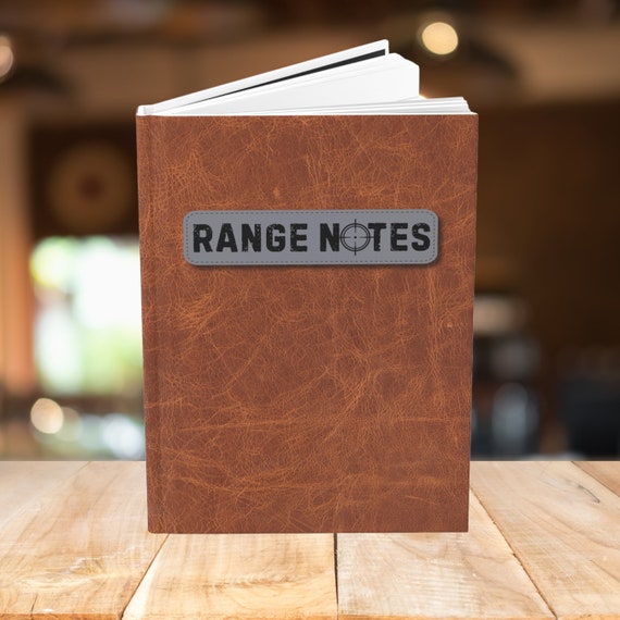 Field Notes Log Book, Range Notes Notebook, Mens Journal, Gun Gifts for Him, Gun for Gun Lovers, Dad Gun Gift, Fathers Day Gift,Logbook Gift