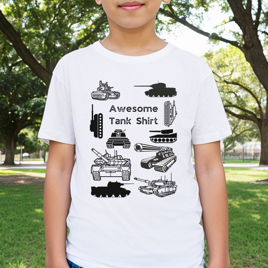 Military Tanks Shirt for Kids, Military Shirts, Funny Military Shirt