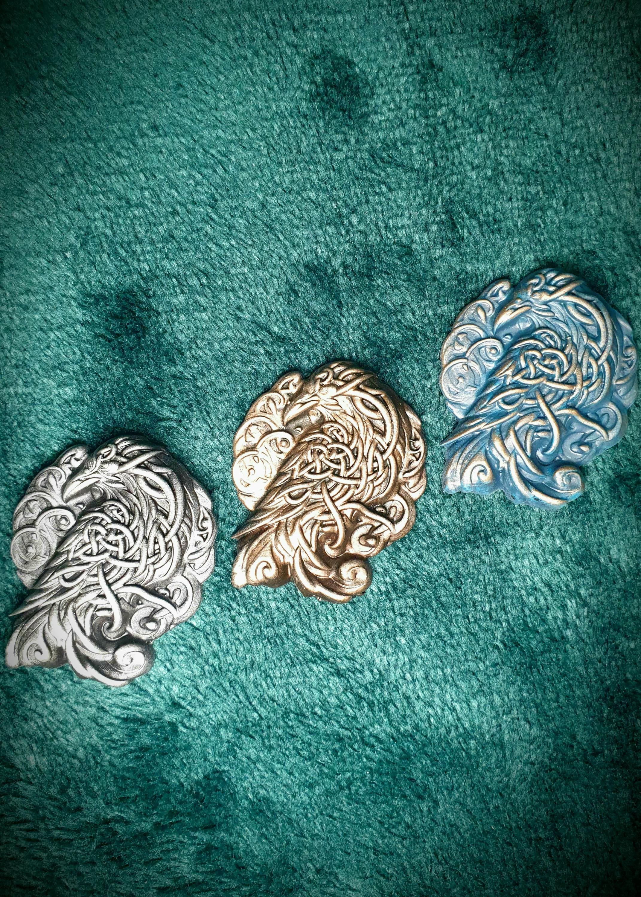 Celtic Raven Pin