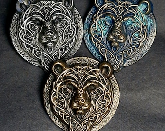 Celtic Bear Pin