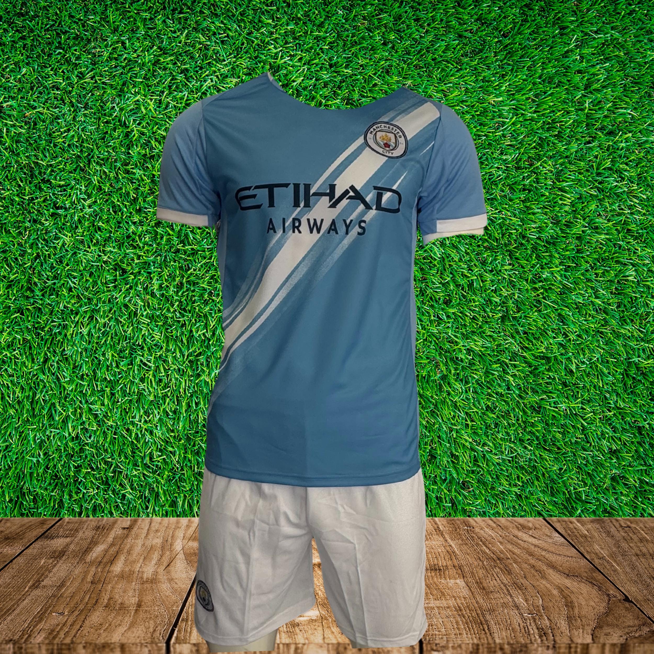 Men Manchester City Soccer Jersey RODRIGO #16 Home 2024/25 Fan Version - View #3