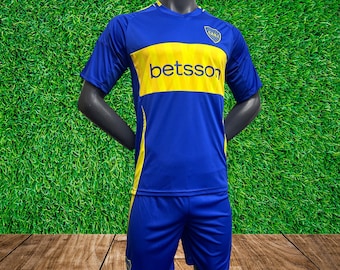 New BocaJuniors  Home Soccer Uniform 2024-25