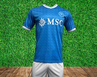 Buitoni Soccer Italy Italian Shirt T-shirt SSC Napoli Retro