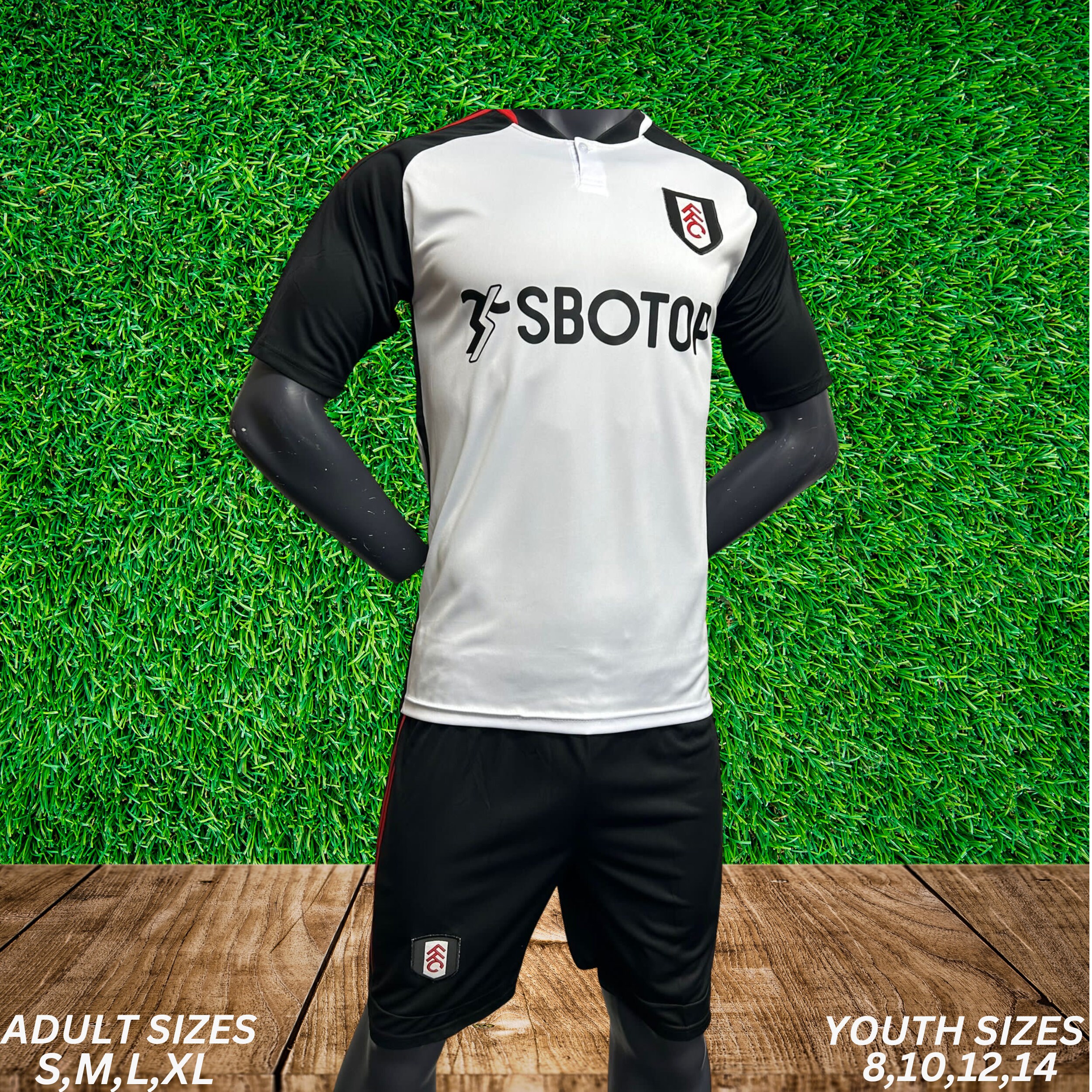 New Fulham Home Soccer Uniform 20232024 Etsy