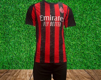 New AC Milan Home Soccer Uniform 2025-26