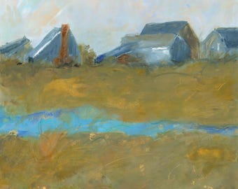 Nantucket Beach Giclee Print: Madaket Coastal Landscape Art