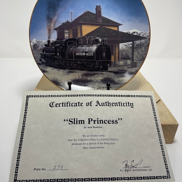 Jack Hamilton 'Slim Princess' Collector Plate