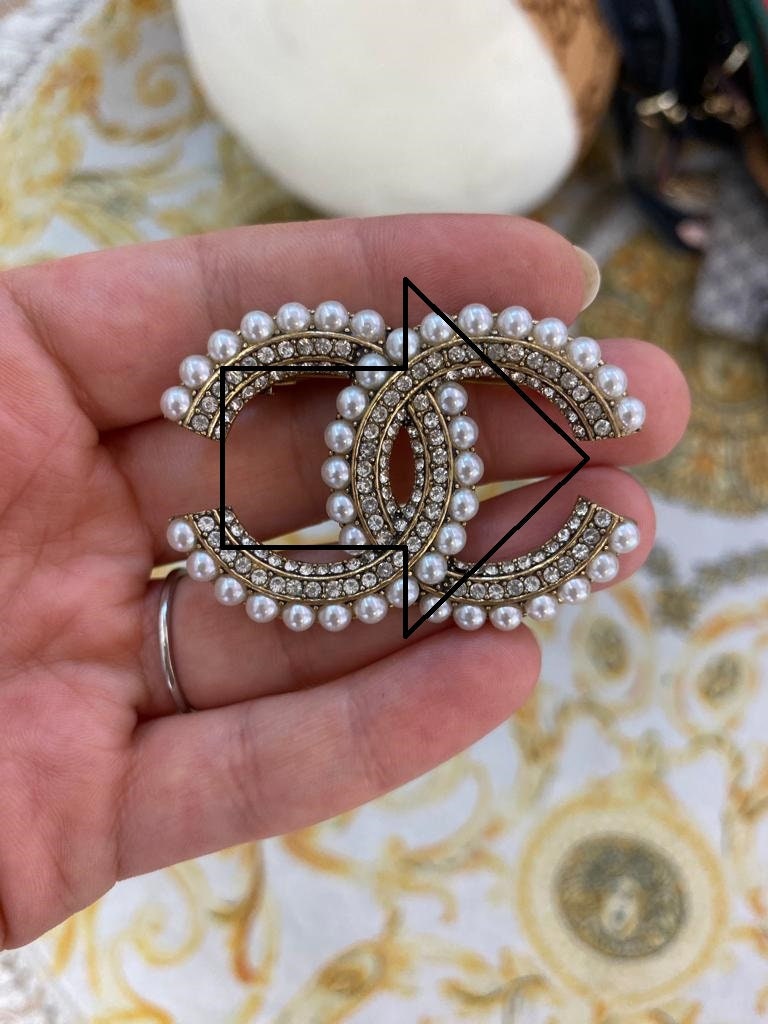 Chanel Pearls Brooch - New!