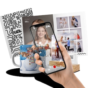 Augmented-Reality-Fotos zum Leben erwecken - Personalisieren Sie Ihre Erinnerungen mit einzigartigen Merchandise-Artikeln!