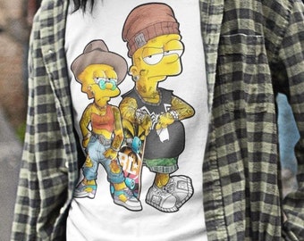 Iconic Siblings Tee | Trendy Cartoon-Inspired Clothing | Perfect for Fans of Classic Brother & Sister Duo | Graphic Shirt