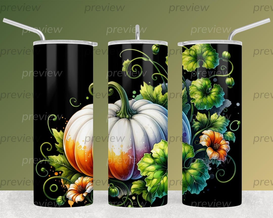 Watercolor Pumpkin Clipart Bundle, Fall Thanksgiving PNG Files (digital ...