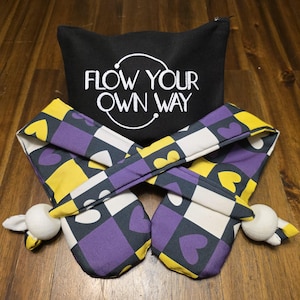 Non-Binary Pride Sock Poi - Day Prop for Flow Arts
