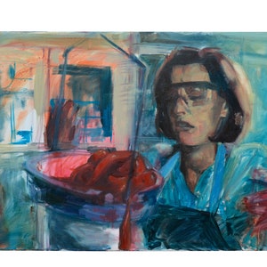 Dana Scully woman portrait from Xfiles 90s