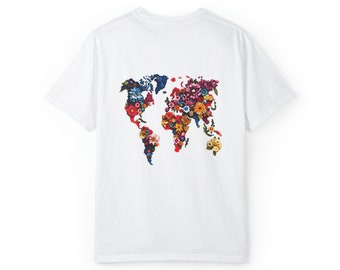 Camiseta unisex teñida en prenda