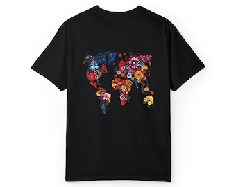 Camiseta unisex teñida en prenda