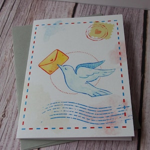 Carte Oiseau par avion