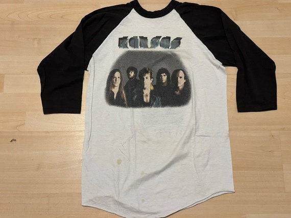 Vintage 1987 kansas power tour T-Shirt size Xl 3/… - image 1
