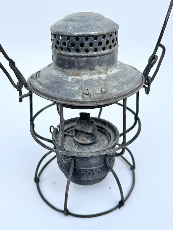 Antique Adams and Westlake Co Railroad Railway Lantern Antique Adams and Westlake Co Railroad Railway Lantern