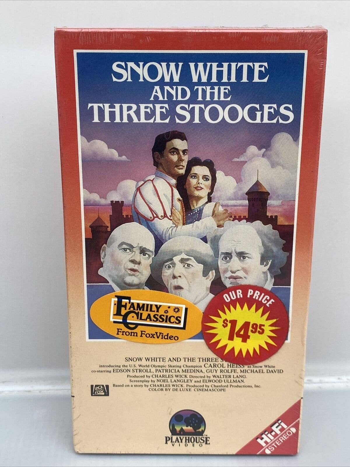 Snow White and the Three Stooges VHS ~ Factory SEALED Rare