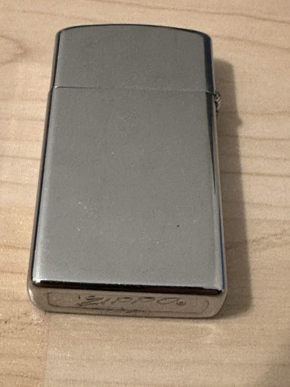 1973 Vintage Zippo Lighter - the Wyoming National Bank of Wilkes