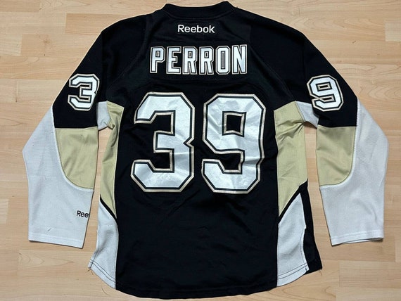 Vtg Reebok Mens David Perrron NHL Pittsburgh Peng… - image 1