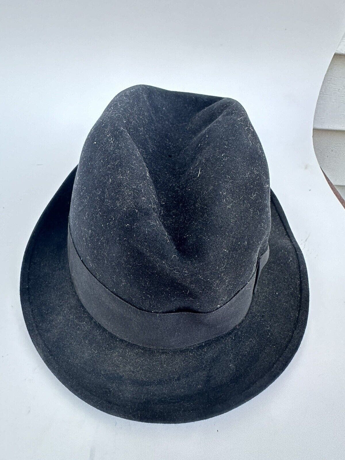 超激安 1960s Stetson Vintage Black Etsy - 7-1/4 Sz 3X Beaver Fedora 陸上用シャツ