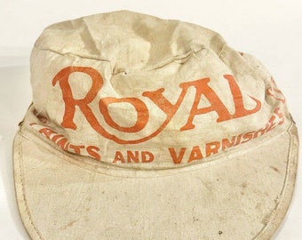 Seltene Vintage Royal Paints And Varnishes Maler Cap Hut Trucker