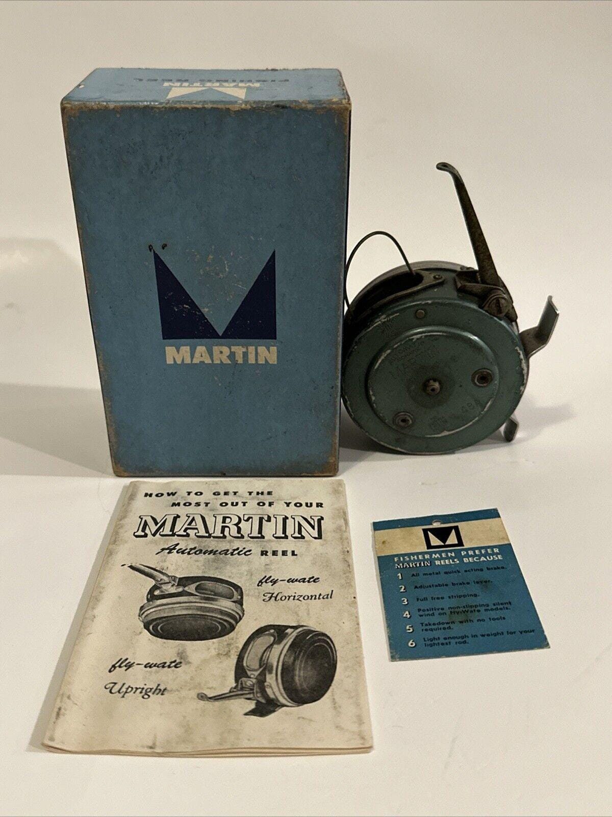 automatic fly reel martin Vintage Martin Fly Reel #48 Automatic Mohawk New York USA Fly Fishing