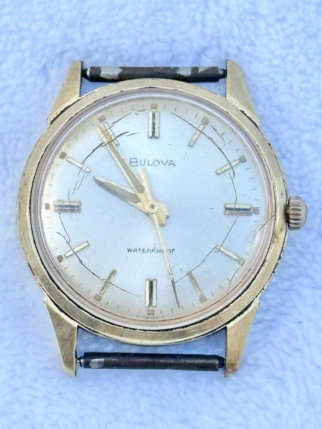 Bulova アンティーク アールデコ 手巻き 時計 1940年代！ BULOVA